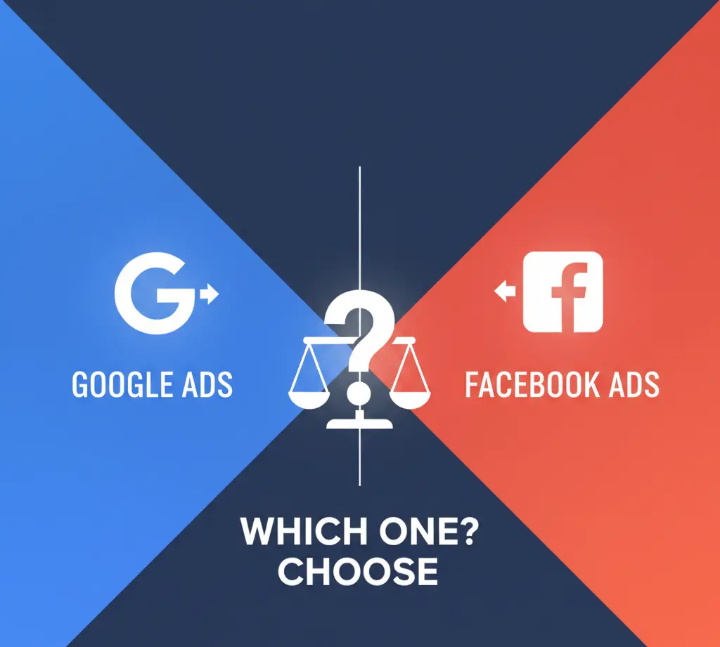 google ads vs facebook ads-which one to choose